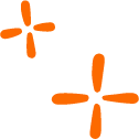 Two Orange Cursors